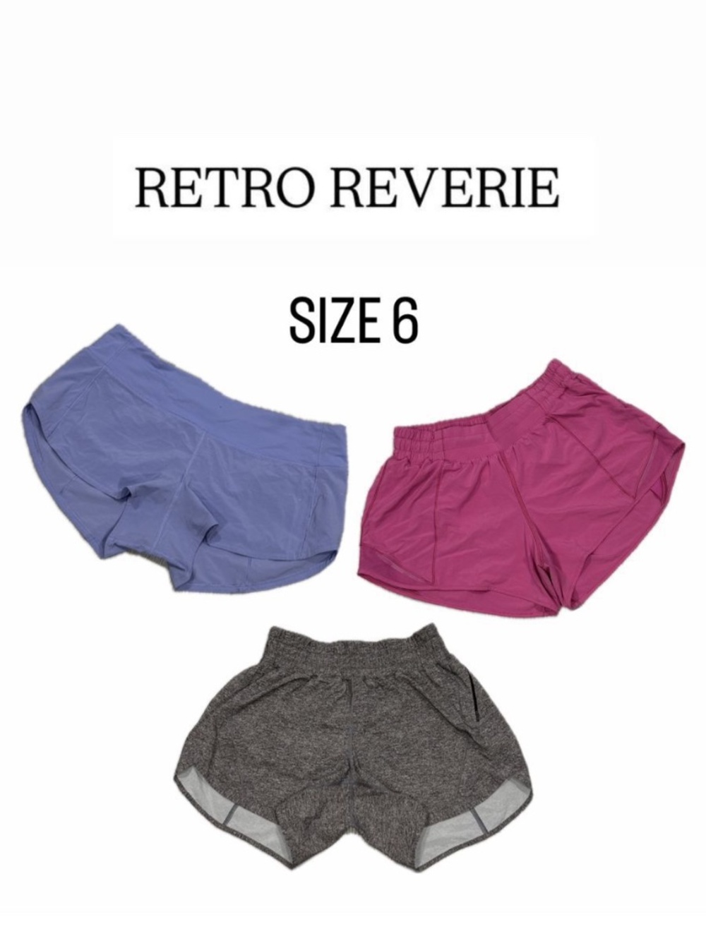 3 Pieces Lululemon Bundle of Shorts Size [6]
